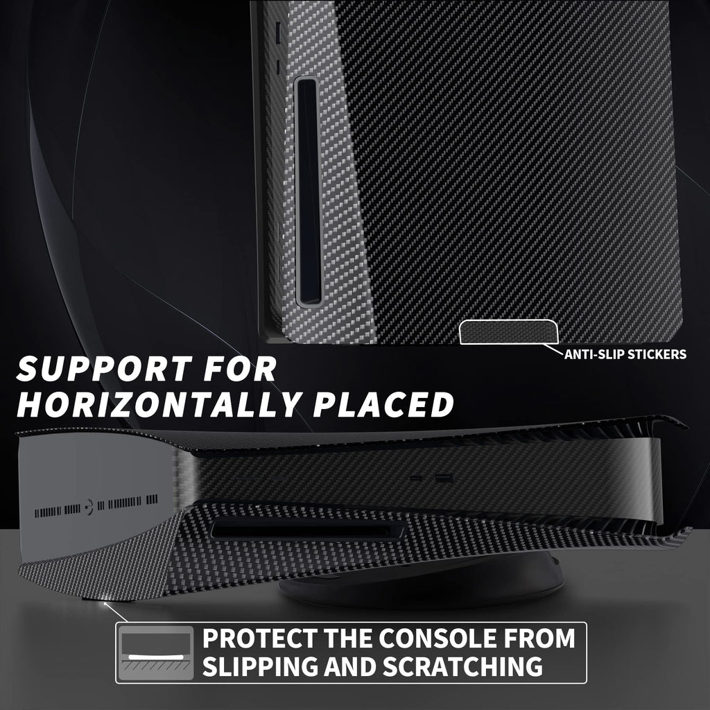 eXtremeRate eXcover The Great Wave Top Bottom Cover Compatible with ps5 Console Disc Edition, Replacement Faceplate Backplate Shell Skin Compatible with ps5 Disc Version Console - Flex Gamingproduct_type