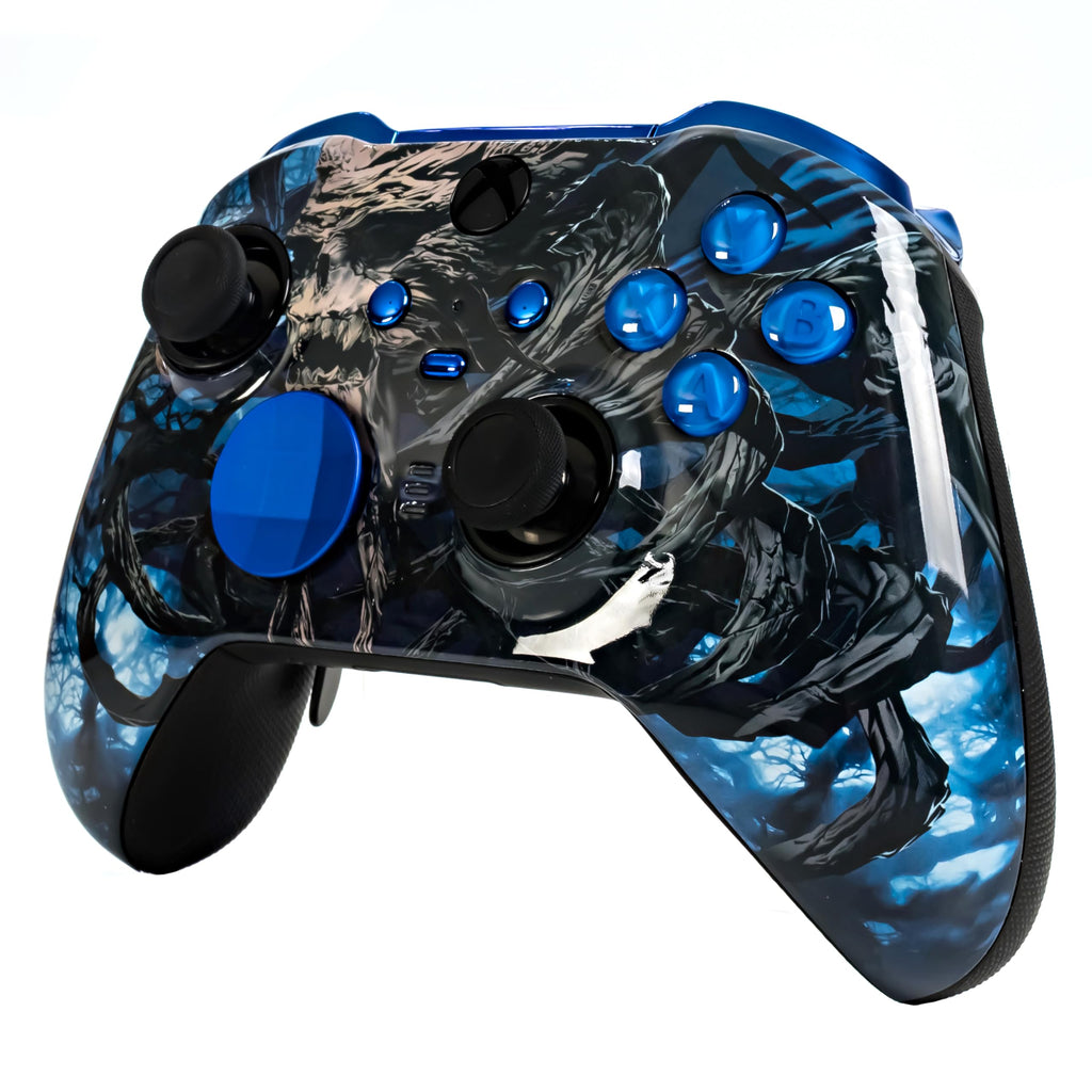Xbox Elite Series 2 Custom Soft Touch Controller - Soft Touch Feel, Added Grip, Cool Blue Color - Compatible with Xbox One, Series X, Series S - Flex Gamingproduct_type