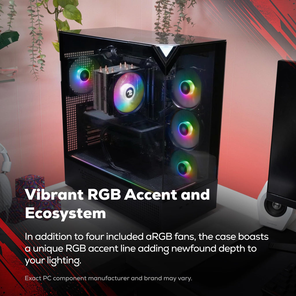 iBUYPOWER Element Gaming PC Desktop Computer AMD Ryzen 9 7900X CPU, NVIDIA GeForce RTX 5070 12GB GPU, 32GB DDR5 RAM, 1TB NVMe SSD, Windows 11 Home, Gamer Keyboard and Mouse - EWA9N5702 - Flex Gamingproduct_type