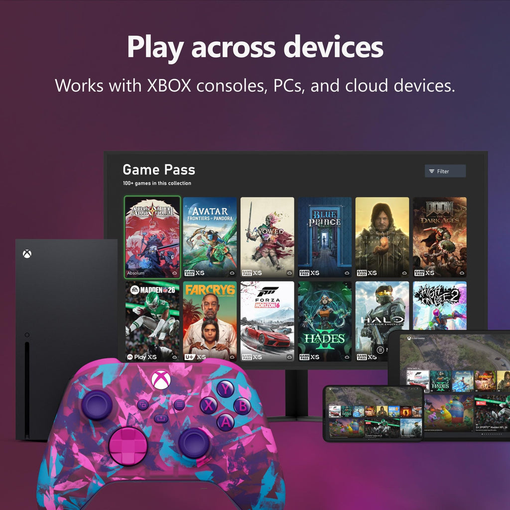 XBOX Wireless Gaming Controller | Pulse Red | Console, PC, & Cloud Devices | Textured Grip | Wireless, Bluetooth, USB-C Connectivity - Flex Gamingproduct_type