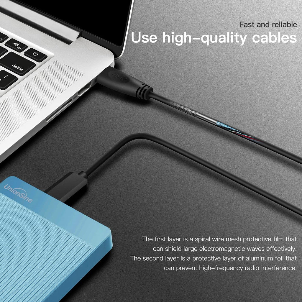 UnionSine 1TB Ultra Slim Portable External Hard Drive HDD-USB 3.0 for PC, Mac, Laptop, PS4, Xbox one, Xbox 360-HD2510(Blue) - Flex Gamingproduct_type
