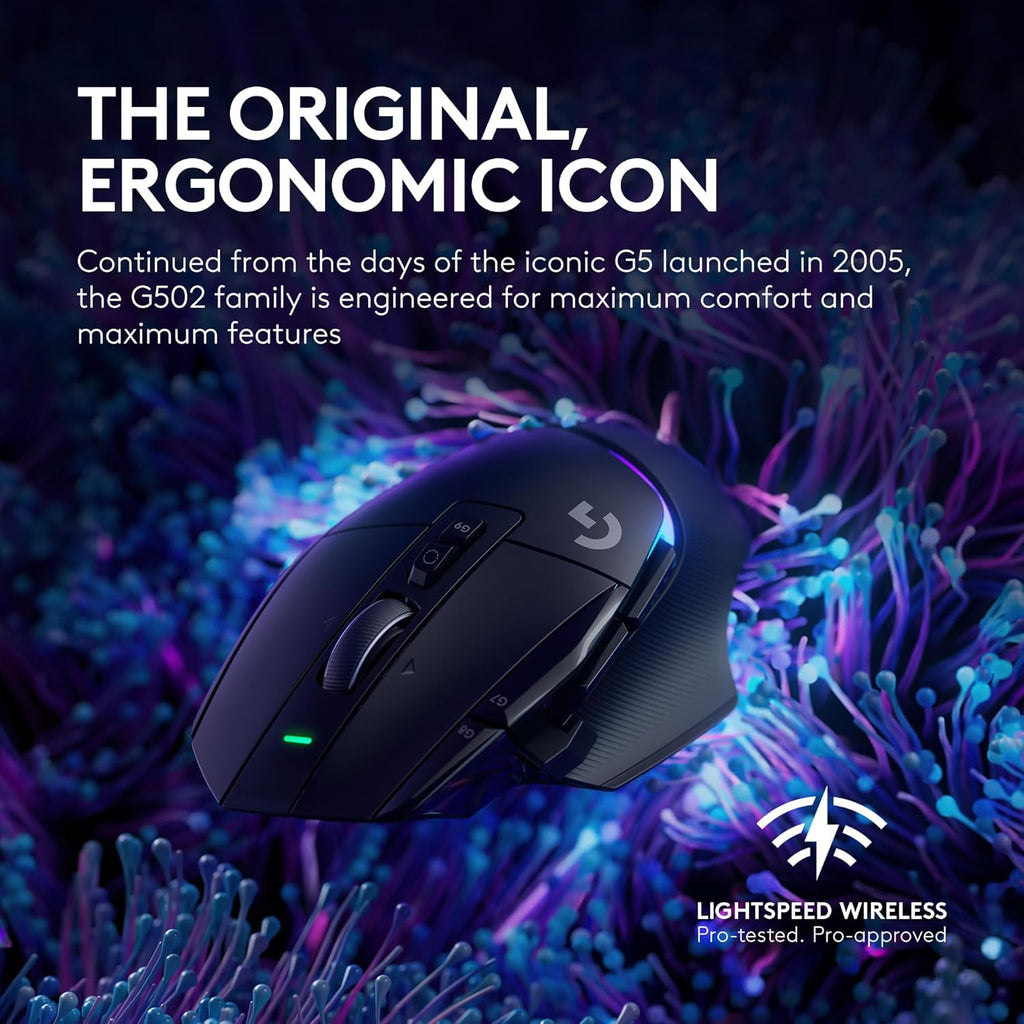 Logitech G502 X Plus Lightspeed Wireless Gaming Mouse + G733 Lightspeed Wireless Gaming Headset - Black - Flex Gamingproduct_type