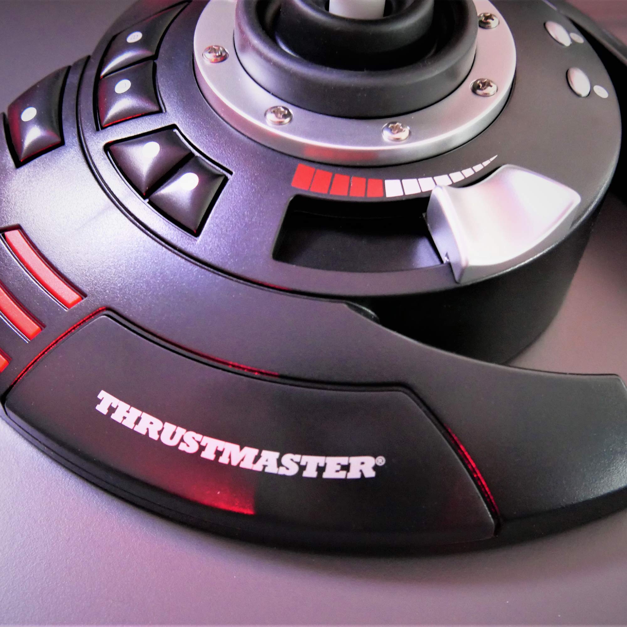 Thrustmaster T-Flight Hotas X USB Flight Sim Stick & Throttle - PC | Detachable design, adjustable resistance, 12 programmable buttons, 5 axes, dual rudder control, preset memory, ergonomic - Flex Gamingproduct_type