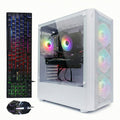 STGAubron Gaming PC Desktop Computer, Intel Core i7 up to 3.9GHz, Radeon RX 580 8G, 16G RAM, 512G SSD, WiFi 6, BT 5.0, RGB Fan x4, Windows 11 Home - Flex Gamingproduct_type