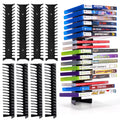 4 Pack Video Game Case Storage Wall Mount - Holds Up to 72 Disc Boxes,Metal Wall Mounted Game Case Holder for PS,DVD,Xbox Game Organizer - Flex Gamingproduct_type