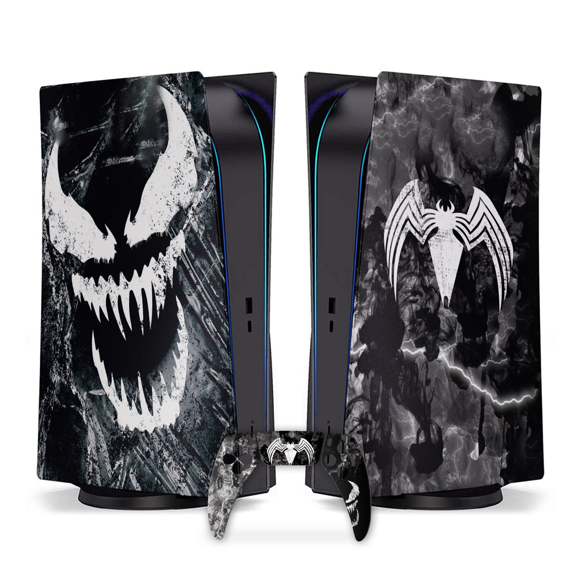 BCB Controllers Custom Console Face Plate Compatible with PS_5 Console | Console Cover for Play_Station 5 | Proudly Customized in USA with Permanent Hydro-DIP Printing (NOT JUST A Skin) - Flex Gamingproduct_type