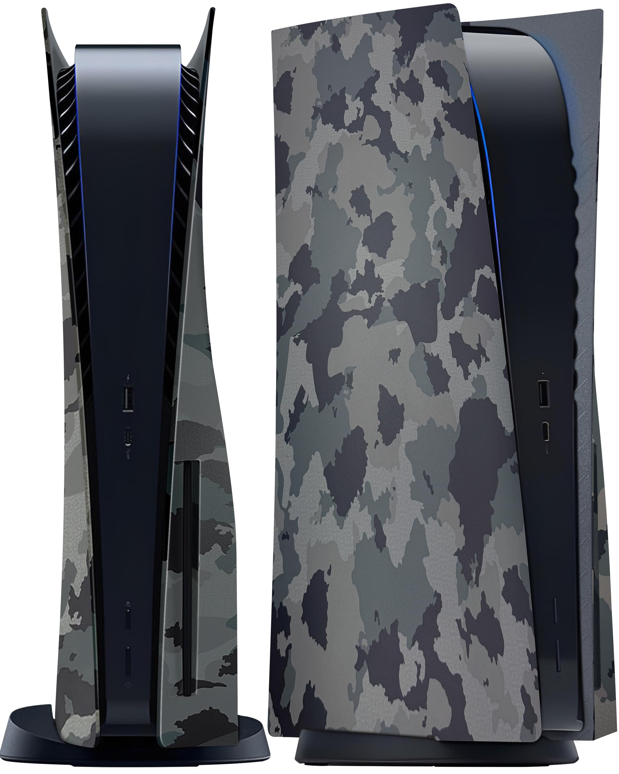 Joso Faceplate for PS5 Disc Edition, Anti-Scratch Dustproof Case Replacement, Cover Skin Compatible with PS5 Console with a Disc Drive, Plates for PS5 Accessories, Easy Installation - Black - Flex Gamingproduct_type