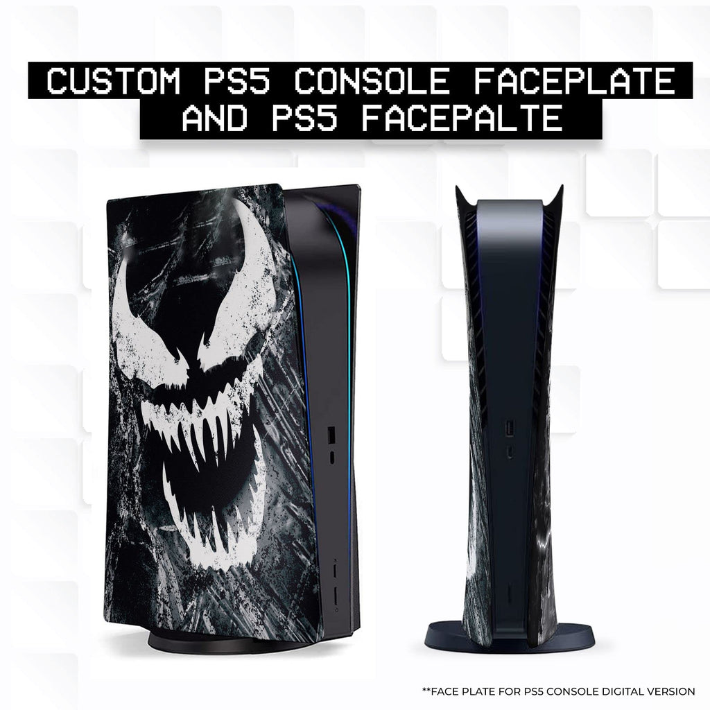 BCB Controllers Custom Console Face Plate Compatible with PS_5 Console | Console Cover for Play_Station 5 | Proudly Customized in USA with Permanent Hydro-DIP Printing (NOT JUST A Skin) - Flex Gamingproduct_type