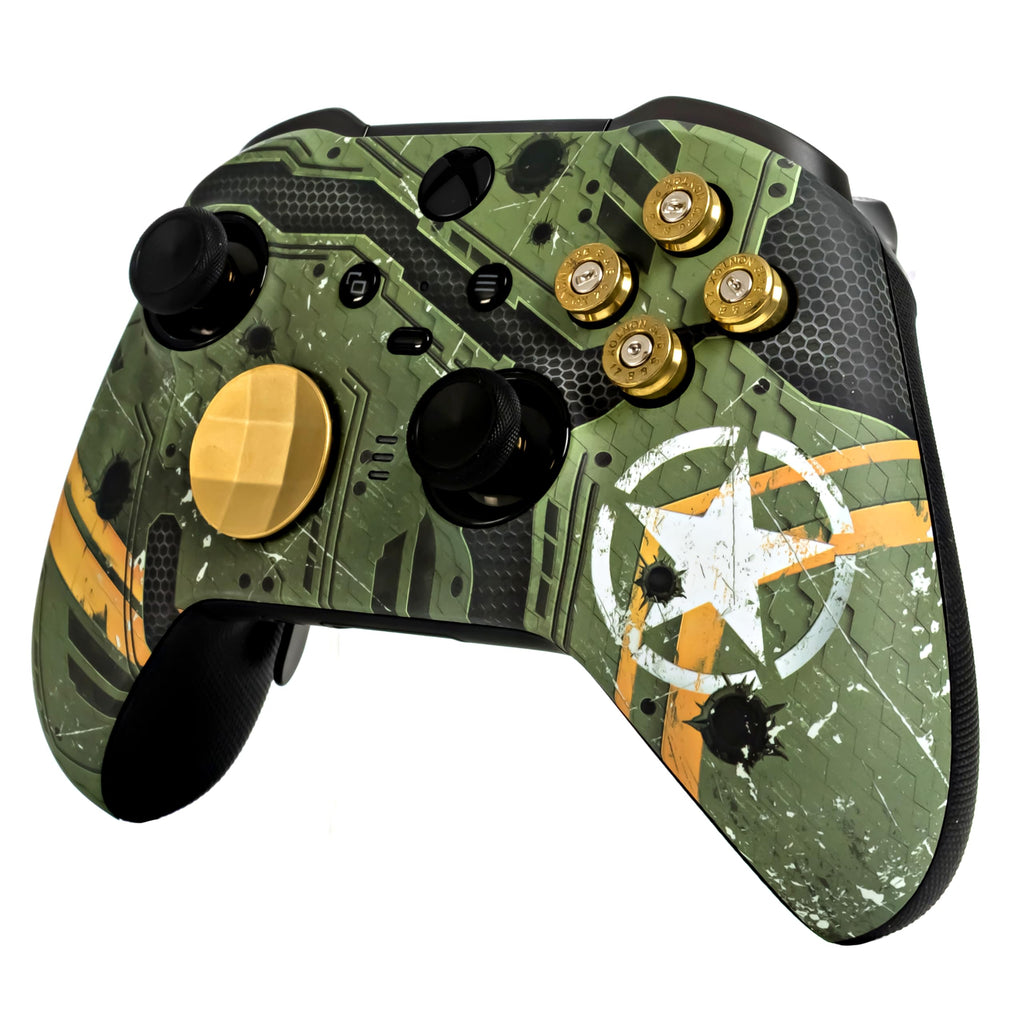 Xbox Elite Series 2 Custom Soft Touch Controller - Soft Touch Feel, Added Grip, Cool Blue Color - Compatible with Xbox One, Series X, Series S - Flex Gamingproduct_type