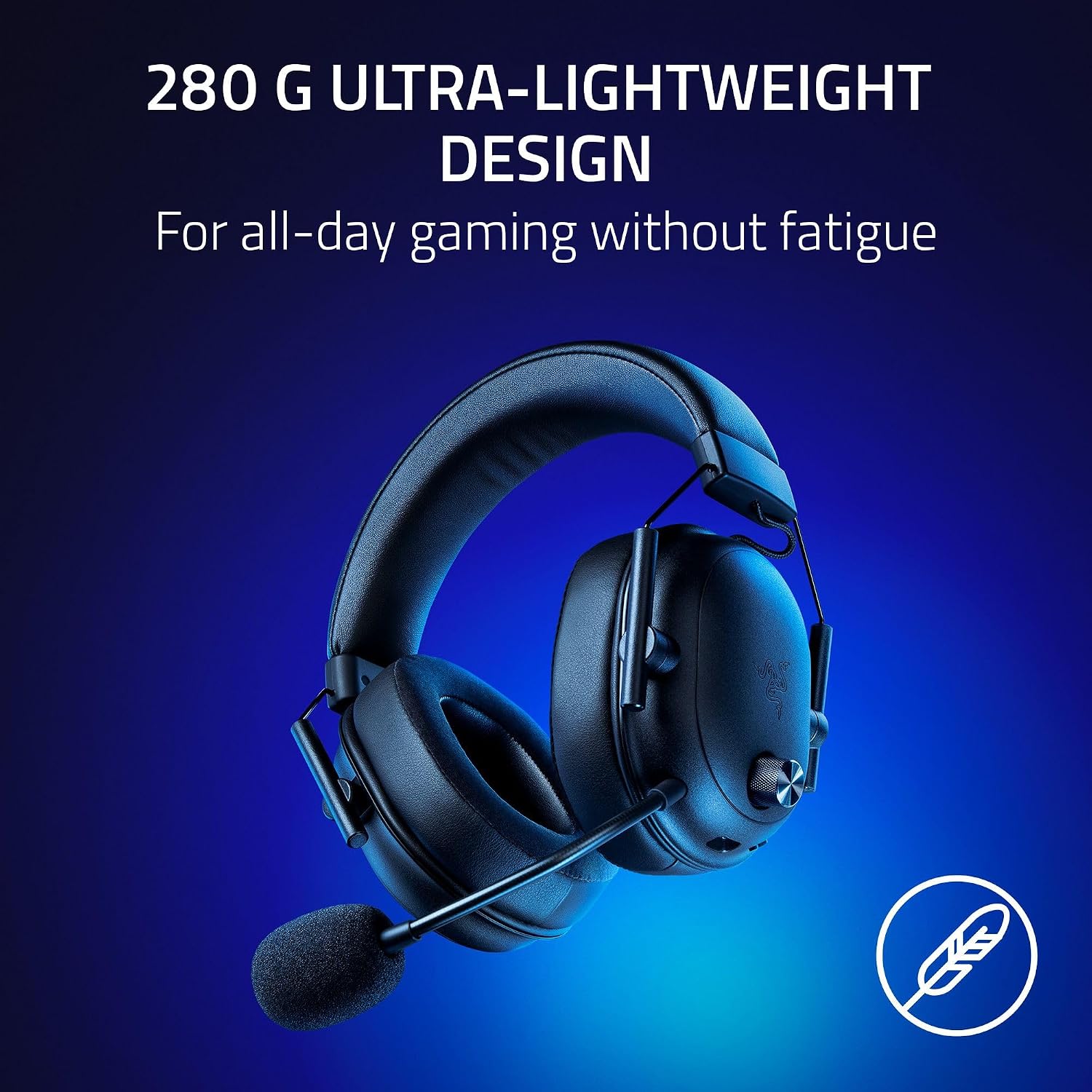 Razer BlackShark V2 X Gaming Headset: 7.1 Surround Sound - 50mm Drivers - Memory Foam Cushion - for PC, PS4, PS5, Switch - 3.5mm Audio Jack - Black
