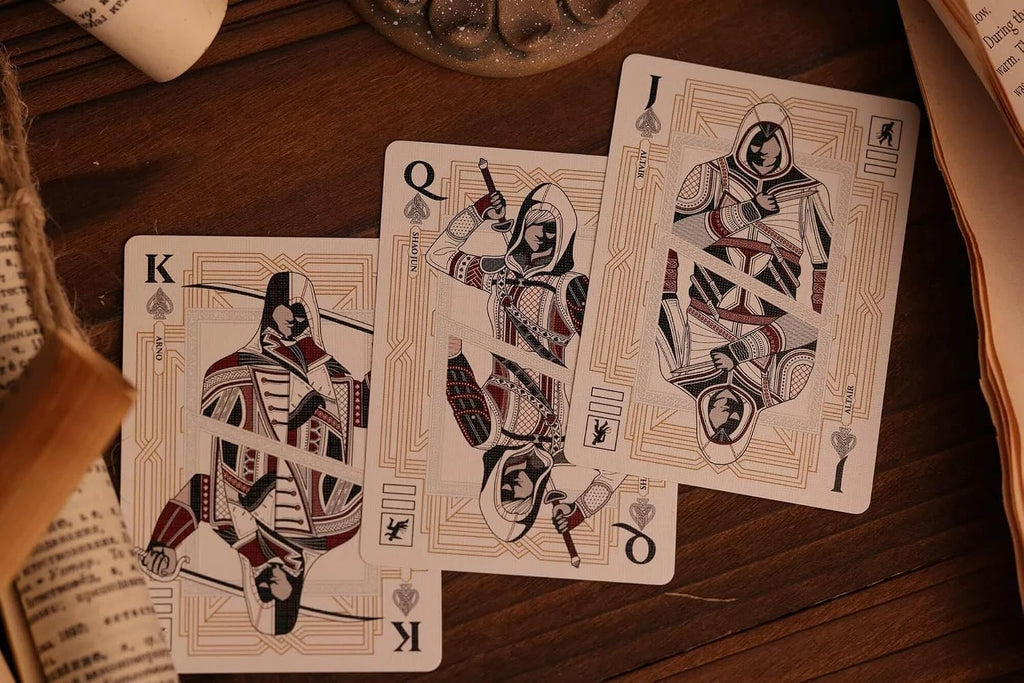 Unlock Adventure with Assassin's Creed Playing Cards: Hidden Blade Deck - Luxury Poker Deck for Adult Collectors - Flex Gamingproduct_type