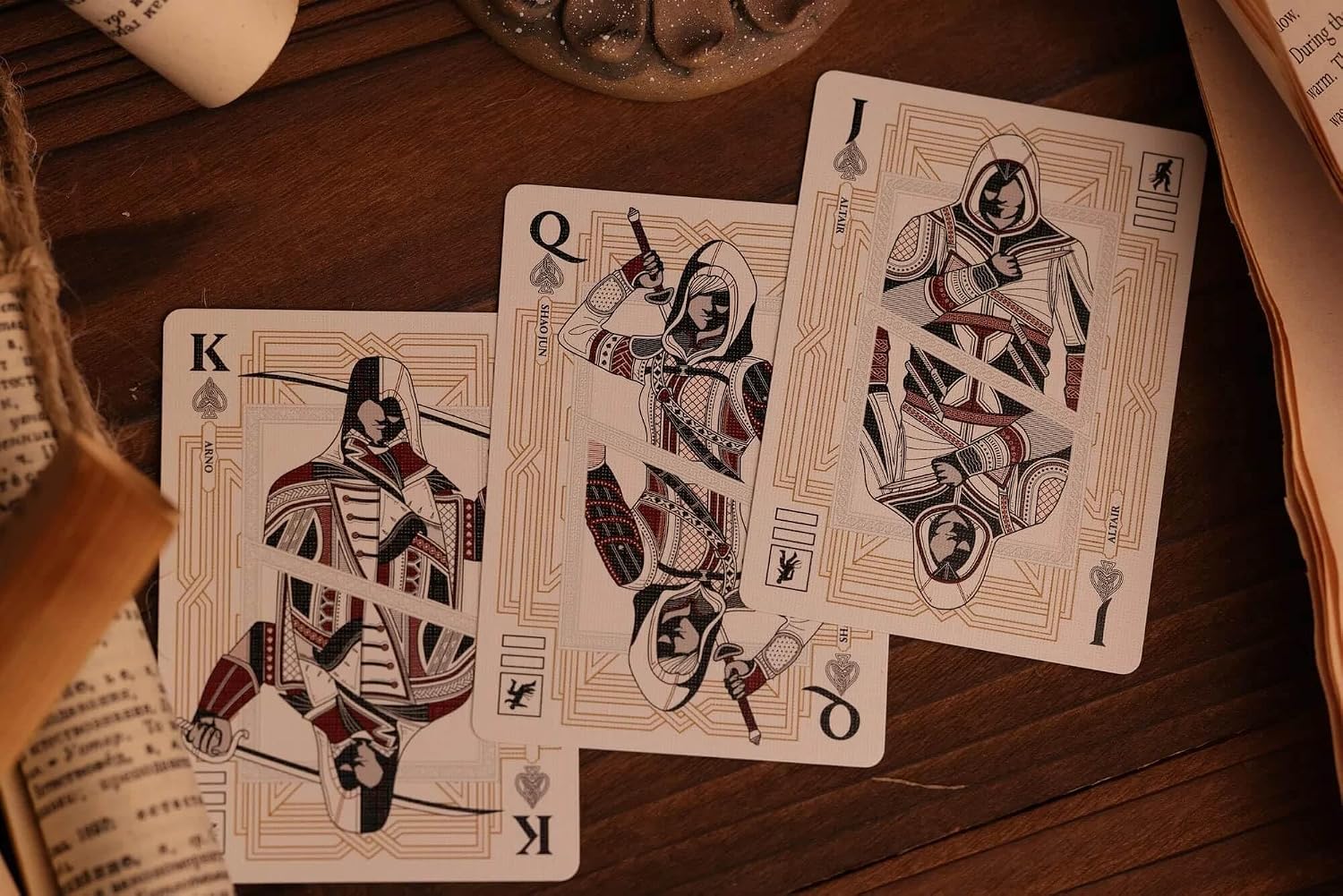 Unlock Adventure with Assassin's Creed Playing Cards: Hidden Blade Deck - Luxury Poker Deck for Adult Collectors - Flex Gamingproduct_type