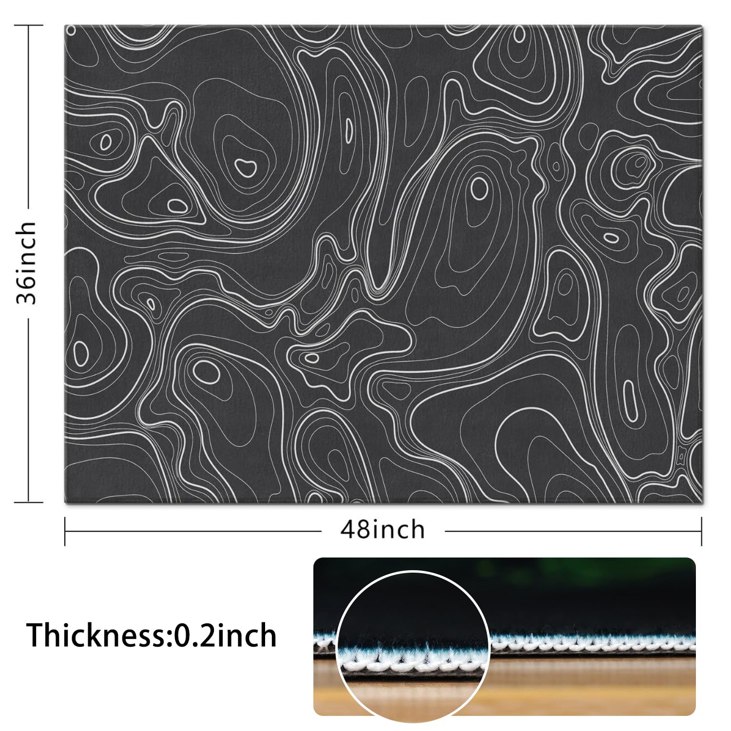 Gaming Chair Mat for Carpet Hardwood Tile Floor,36"x48" Gamer Rugs for Game Room, Under Desk Non Slip Gamer Rug,Low-Pile Game Room Rug,Rubber Backing Large Gaming Chair Floor Mat,Green Honeycomb - Flex Gamingproduct_type