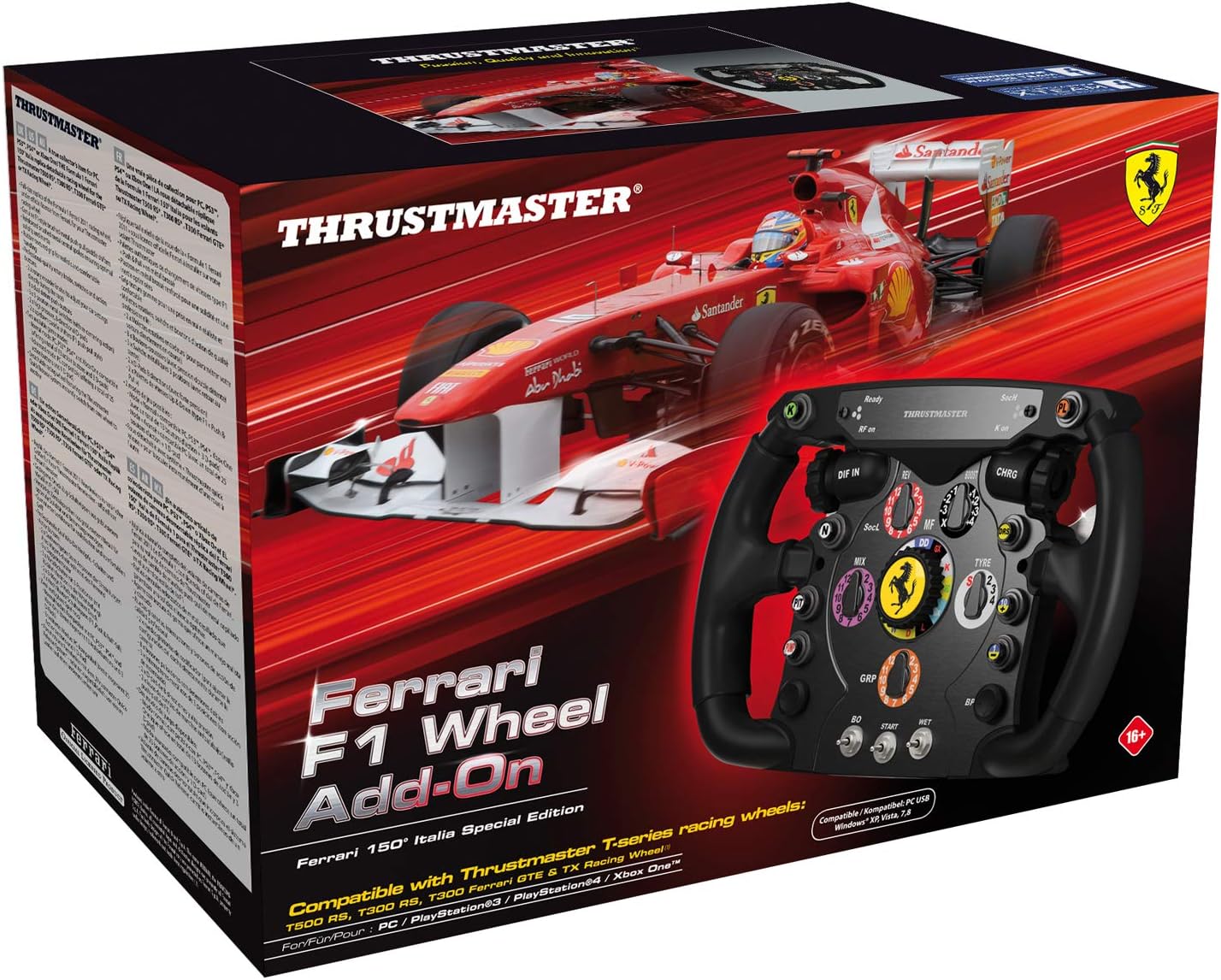 Thrustmaster F1 Wheel Add-On - Precision Racing Wheel with Official Ferrari License, Compatible with PlayStation, Xbox, and PC - Flex Gamingproduct_type