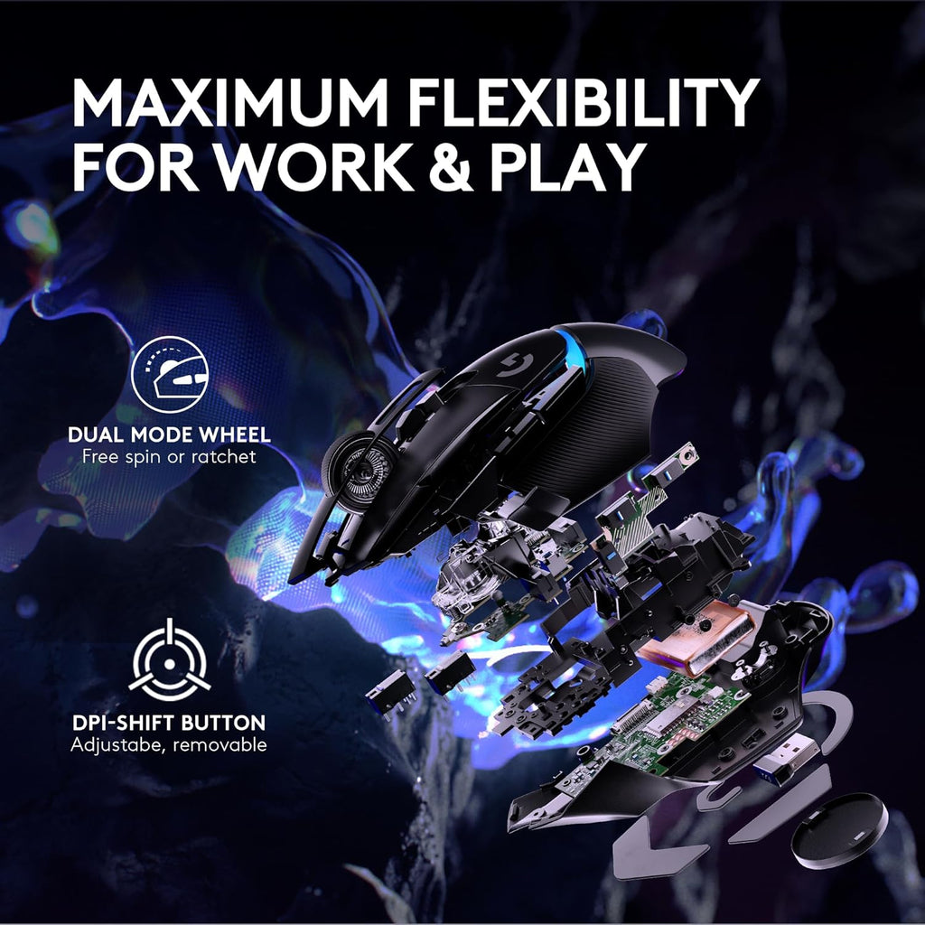 Logitech G502 X Plus Lightspeed Wireless Gaming Mouse + G733 Lightspeed Wireless Gaming Headset - Black - Flex Gamingproduct_type