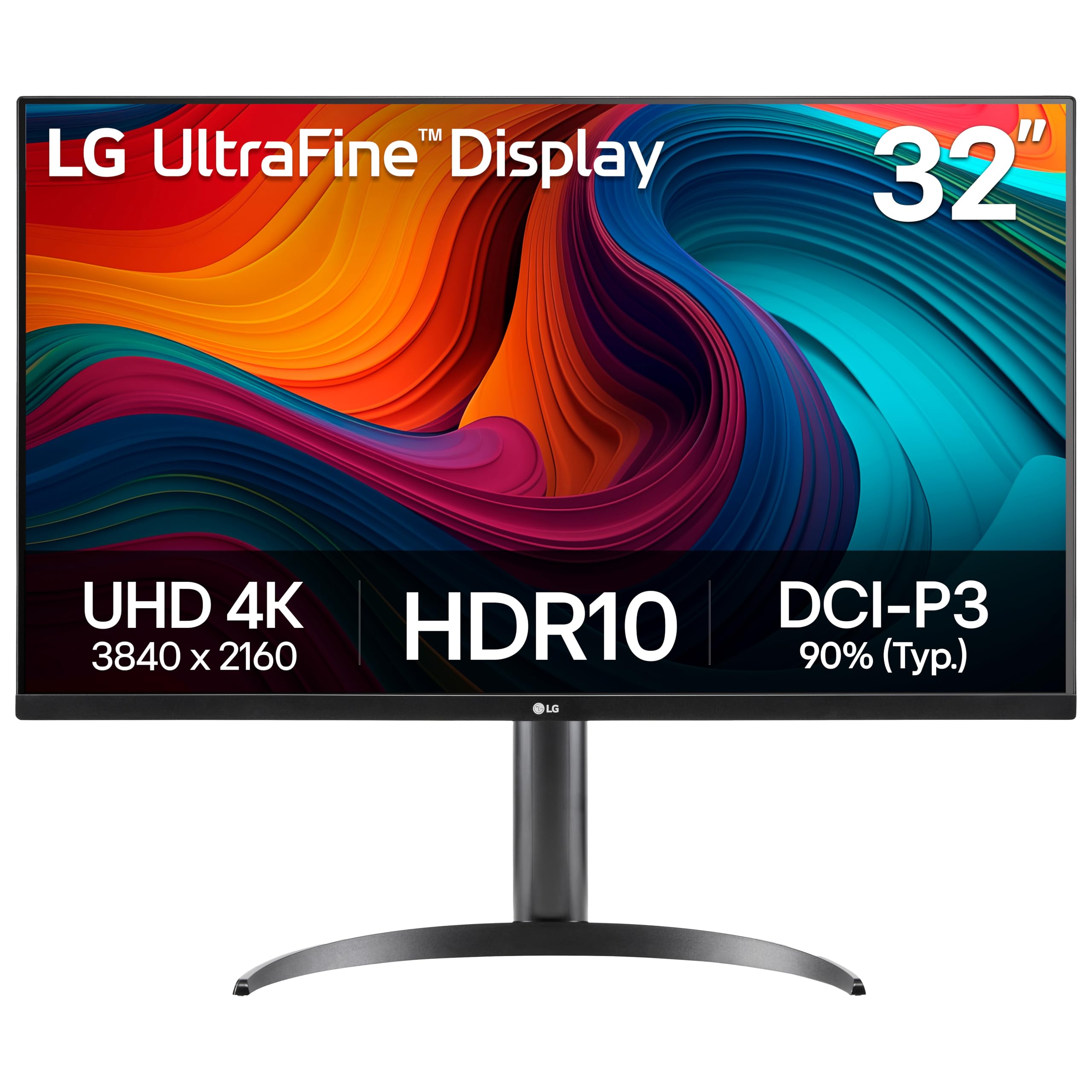 LG 32UR500K-B Ultrafine 32-inch 4K UHD (3840x2160) Computer Monitor HDR10 Built-in Speaker x2 OnScreen Control Reader Mode Flicker Safe Borderless Design HDMIx2 DisplayPort Black - Flex Gamingproduct_type