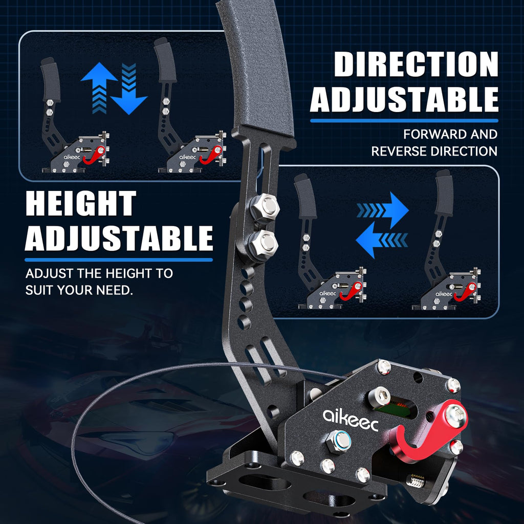 aikeec USB Handbrake for PS4 PS5: Compatible with Logitech G27 G29- PC Handbrake Compatible for G27 G29 G920 Thrusmsater T300 T500 Sim Racing Handbrake - Flex Gamingproduct_type