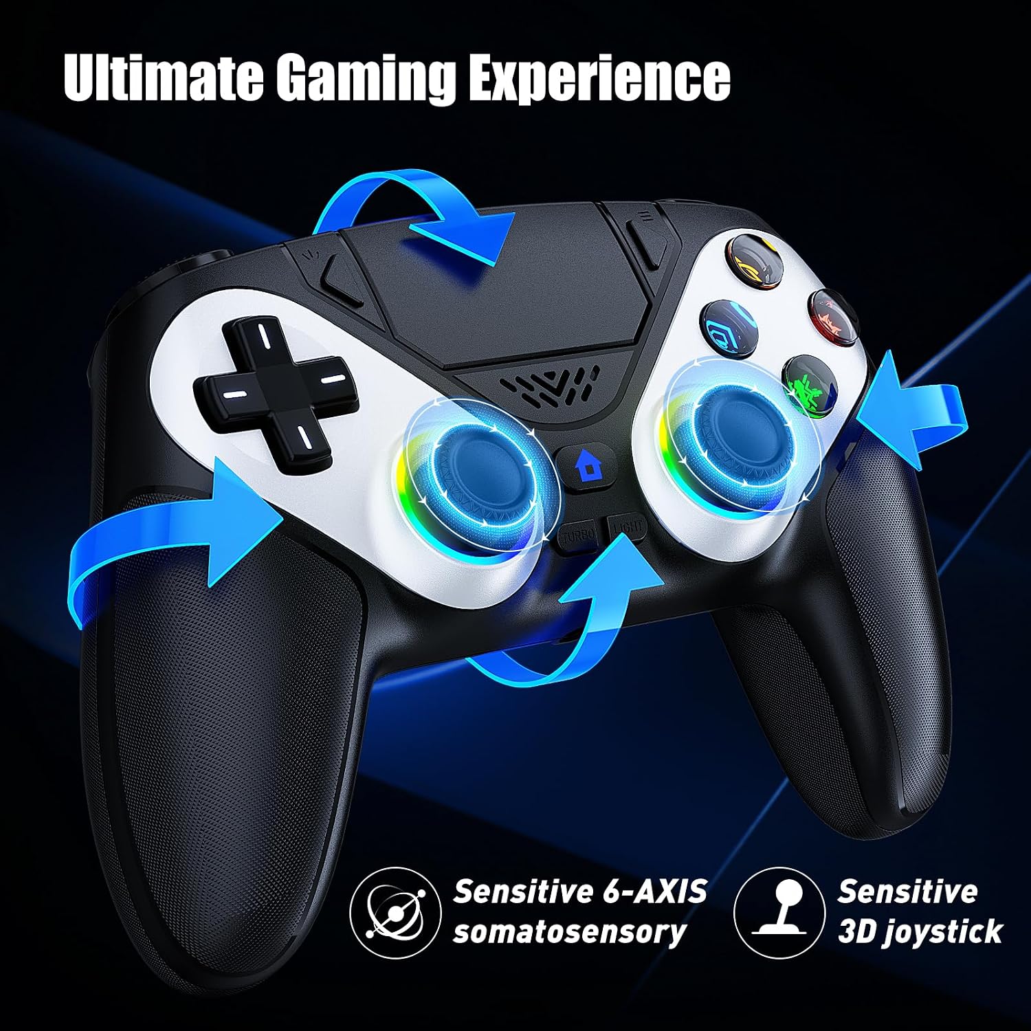 Unlock Gaming Fun with the Gamrombo LED Wireless Controller – Available in 6 Colors! - Flex Gamingproduct_type