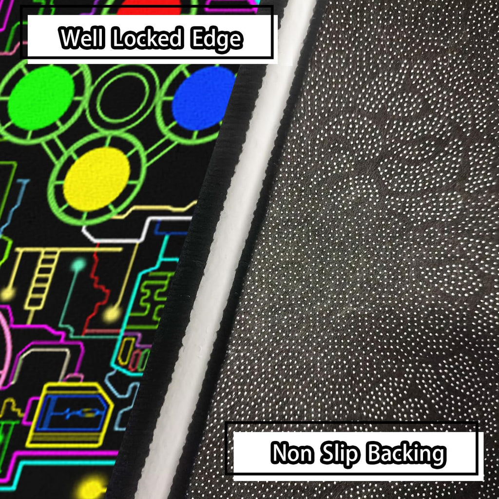 Video Game Shaped Carpet Rug - Gamepad Shaped Area Rug for Boys Bedroom Gaming Themed Area Rugs Kids Boys Gaming Room Decor, 4.5x6 Feet - Flex Gamingproduct_type
