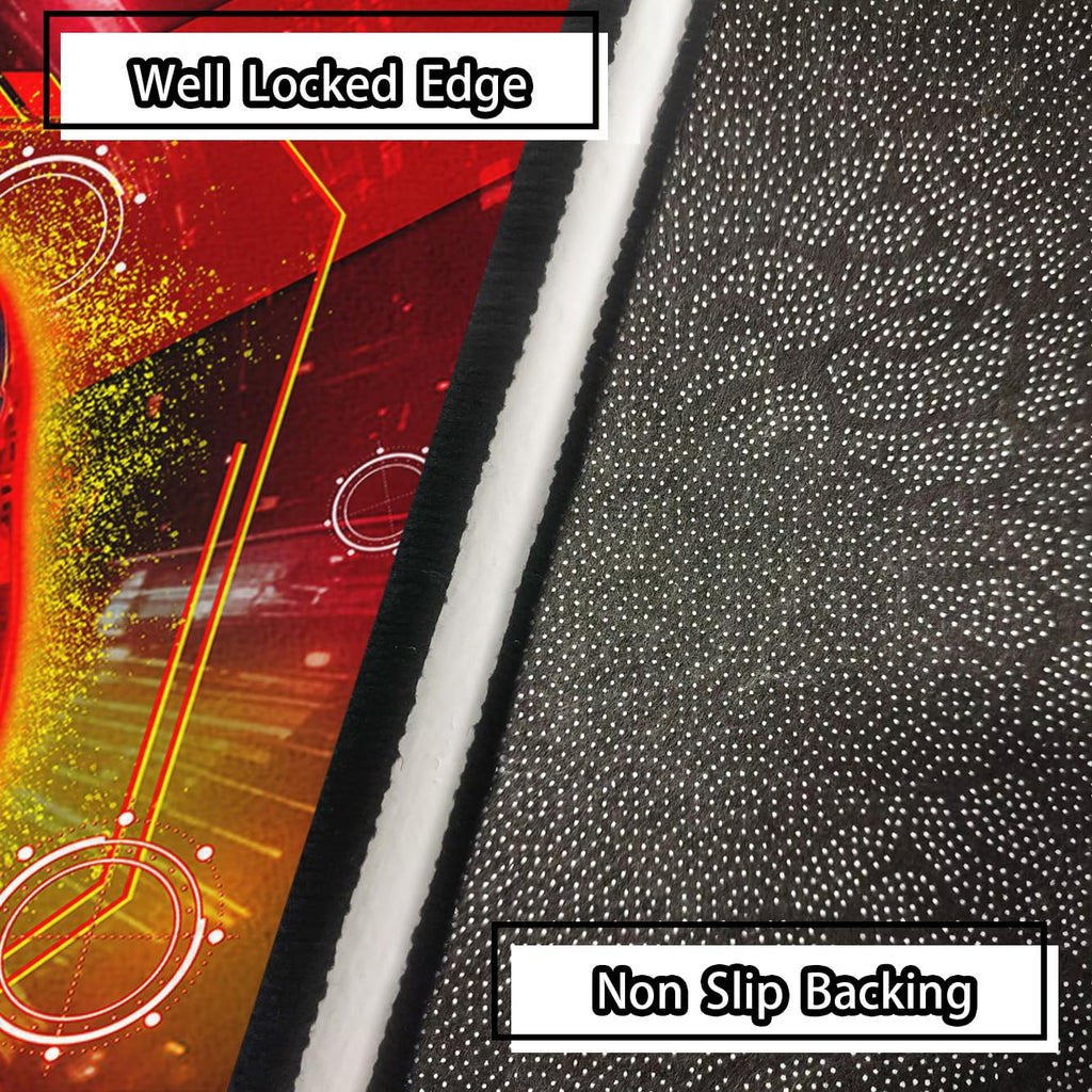 Video Game Shaped Carpet Rug - Gamepad Shaped Area Rug for Boys Bedroom Gaming Themed Area Rugs Kids Boys Gaming Room Decor, 4.5x6 Feet - Flex Gamingproduct_type
