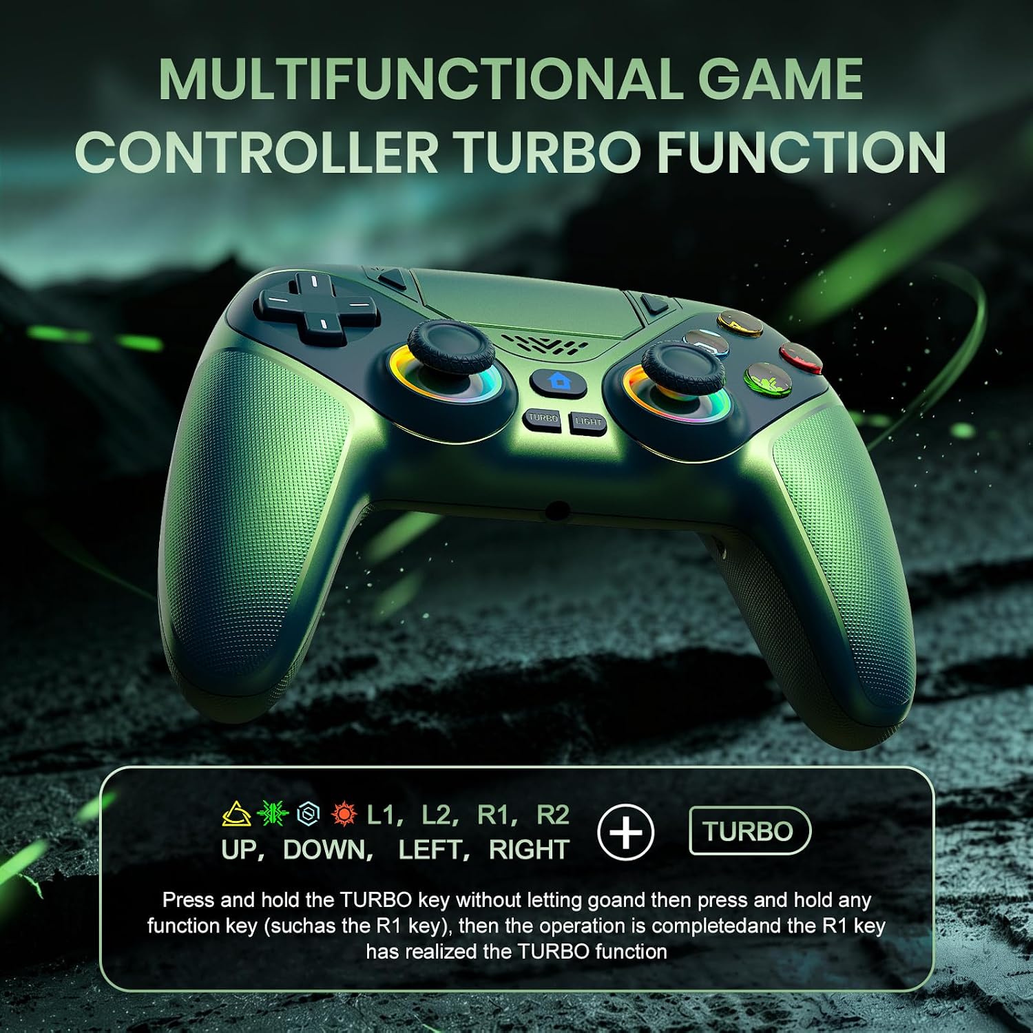 Unlock Gaming Fun with the Gamrombo LED Wireless Controller – Available in 6 Colors! - Flex Gamingproduct_type