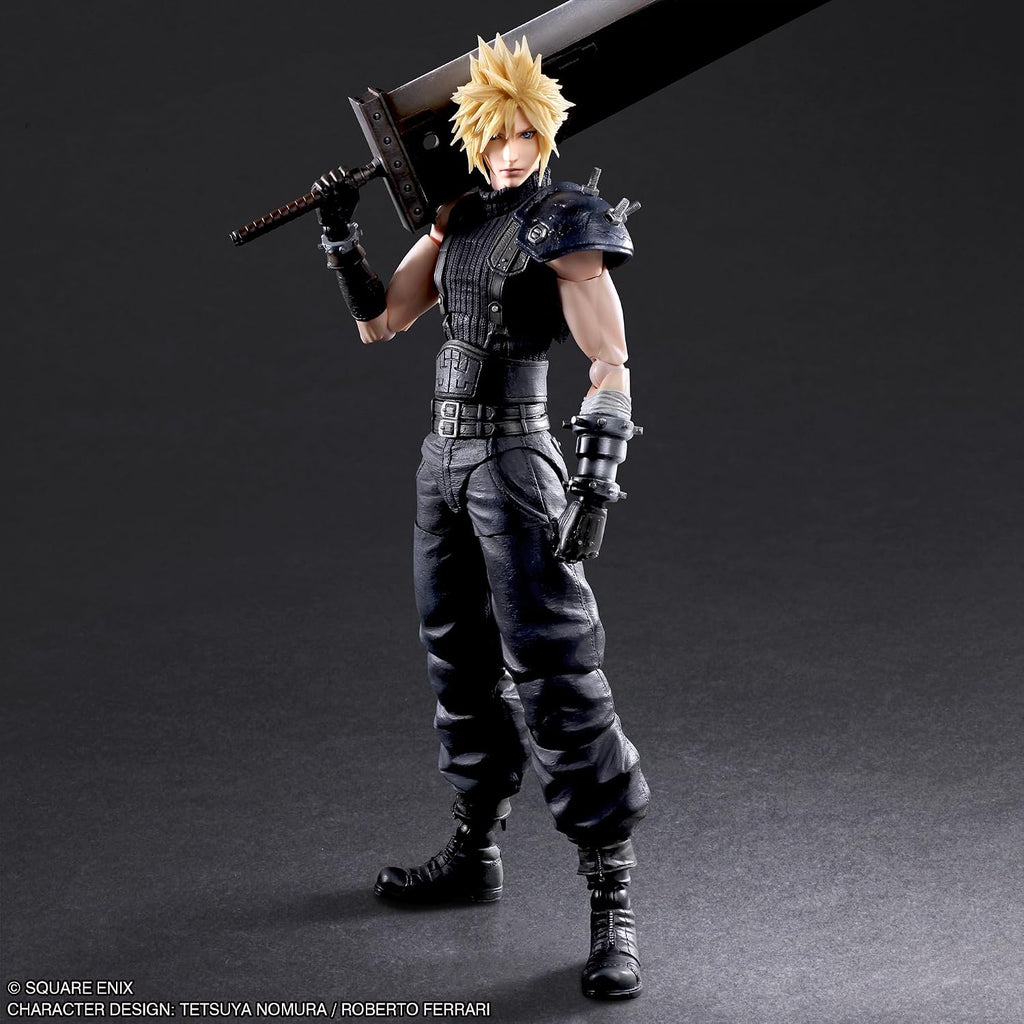 Final Fantasy VII Cloud Strife Figurine - Iconic Play Arts Kai 27 cm Collectible - Flex Gamingproduct_type