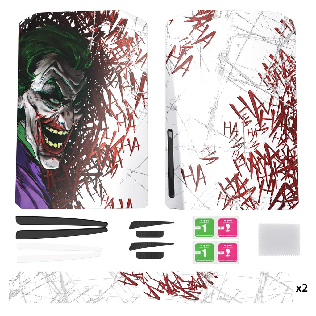 eXtremeRate eXcover The Great Wave Top Bottom Cover Compatible with ps5 Console Disc Edition, Replacement Faceplate Backplate Shell Skin Compatible with ps5 Disc Version Console - Flex Gamingproduct_type