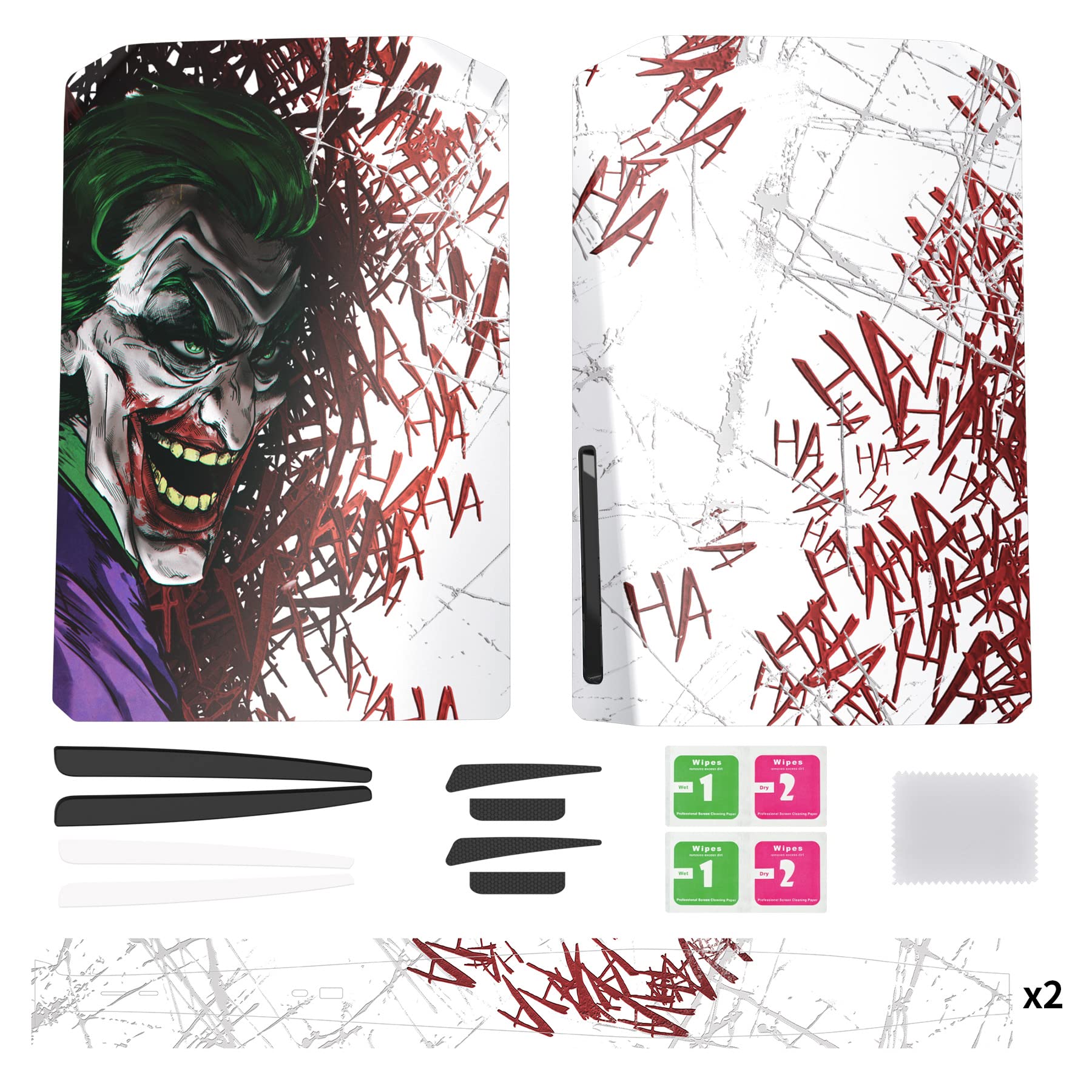 eXtremeRate eXcover The Great Wave Top Bottom Cover Compatible with ps5 Console Disc Edition, Replacement Faceplate Backplate Shell Skin Compatible with ps5 Disc Version Console - Flex Gamingproduct_type