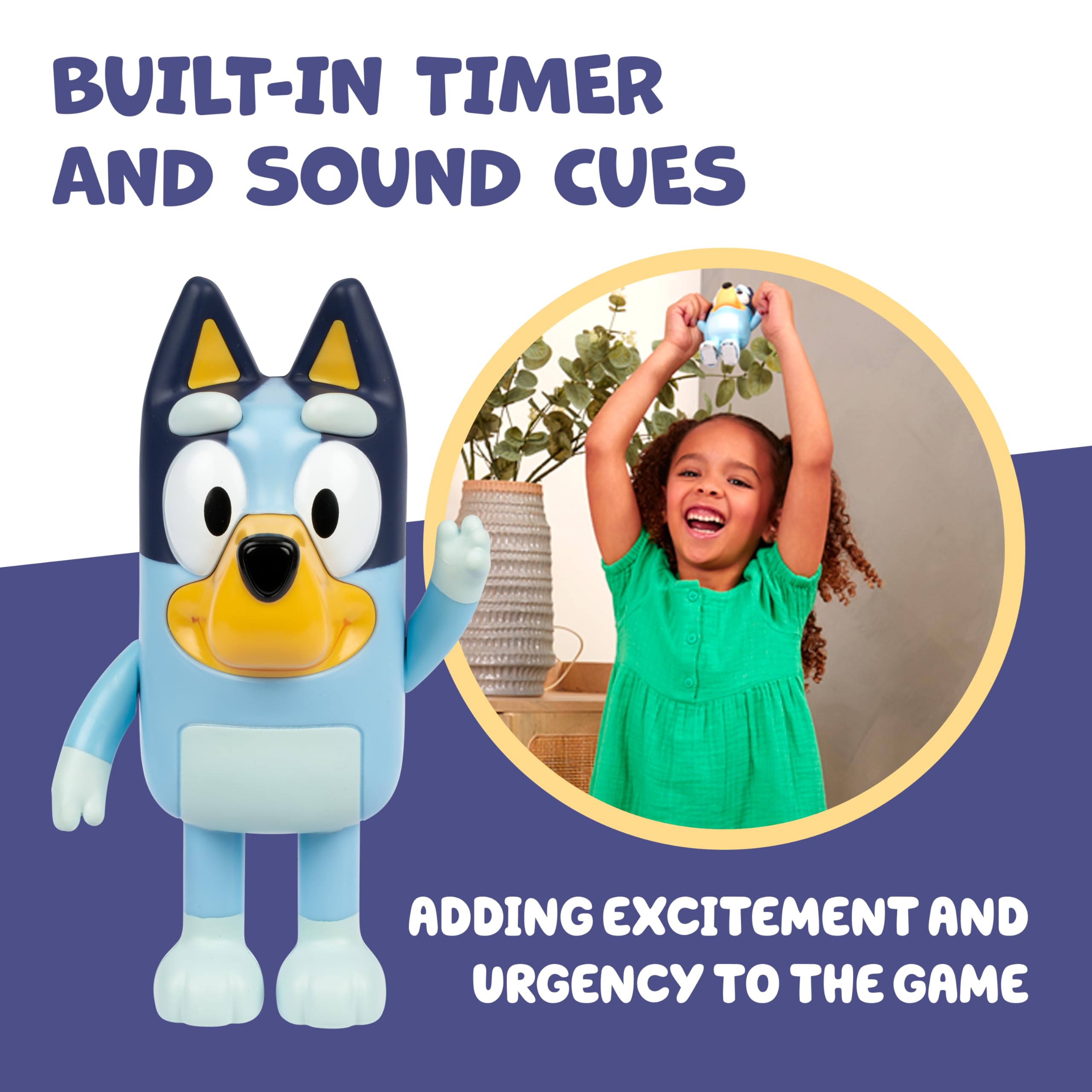 Bluey Game Hide and Seek Figure, Articulated, Musical Kids Figurines with Dance Mode, Interactive Play Toddler Figurine Toys for Ages 3+ - Flex Gamingproduct_type