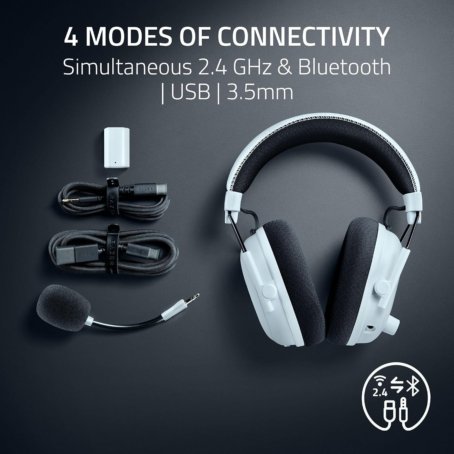 Razer BlackShark V2 X Gaming Headset: 7.1 Surround Sound - 50mm Drivers - Memory Foam Cushion - for PC, PS4, PS5, Switch - 3.5mm Audio Jack - Black
