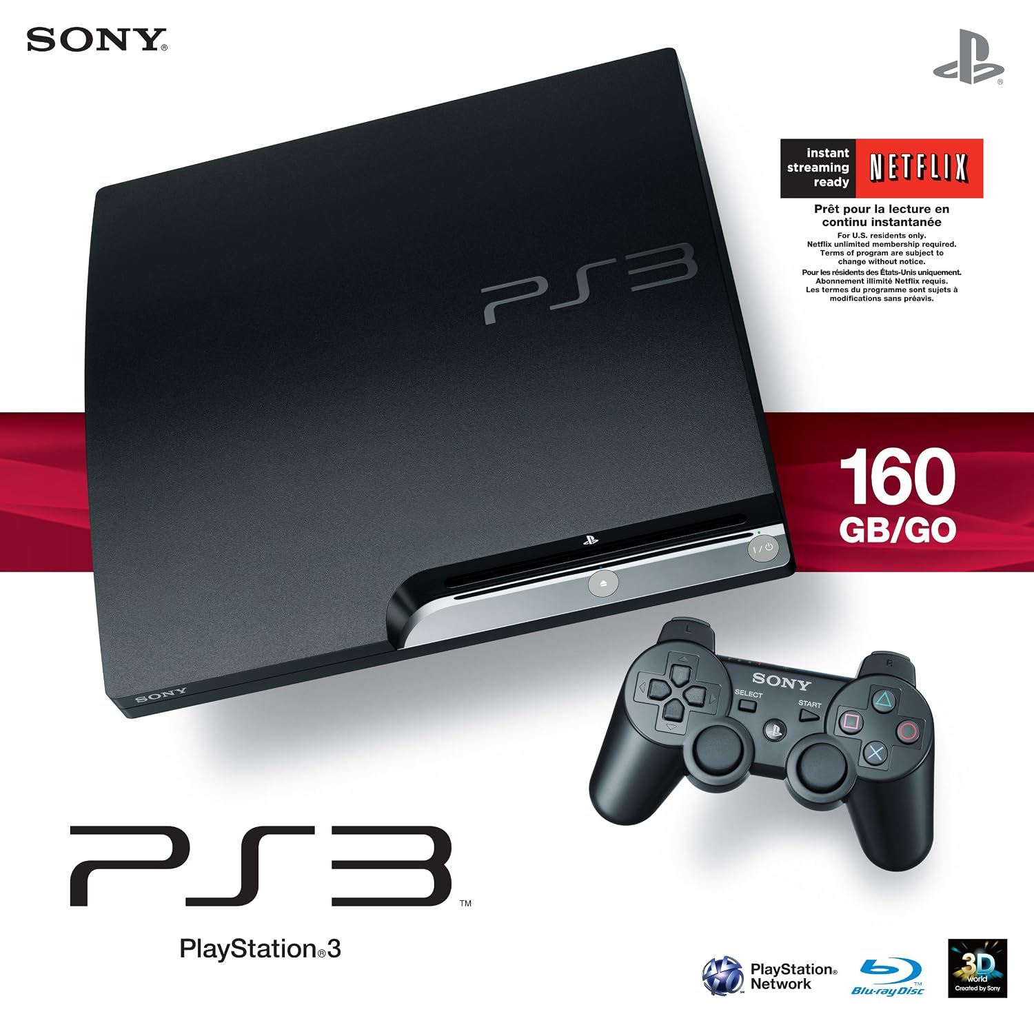 Sony Playstation 3 160GB System (Renewed) - Flex Gamingproduct_type