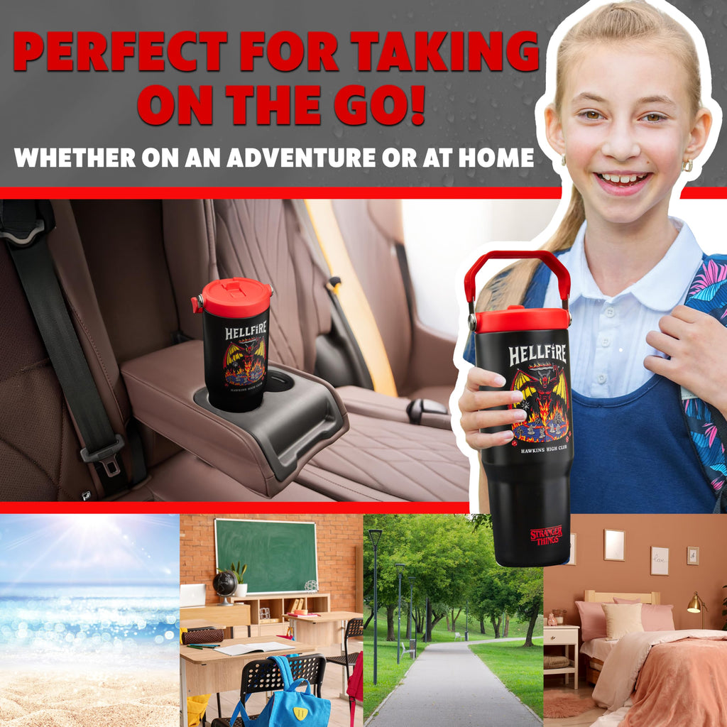 Get Trend Super Mario Tumbler Stainless Steel with Straw 30oz Kids Teens Insulated Cup with Lid Travel Mug Cups for School Sports Gifts for Kids (Red Super Mario) - Flex Gamingproduct_type
