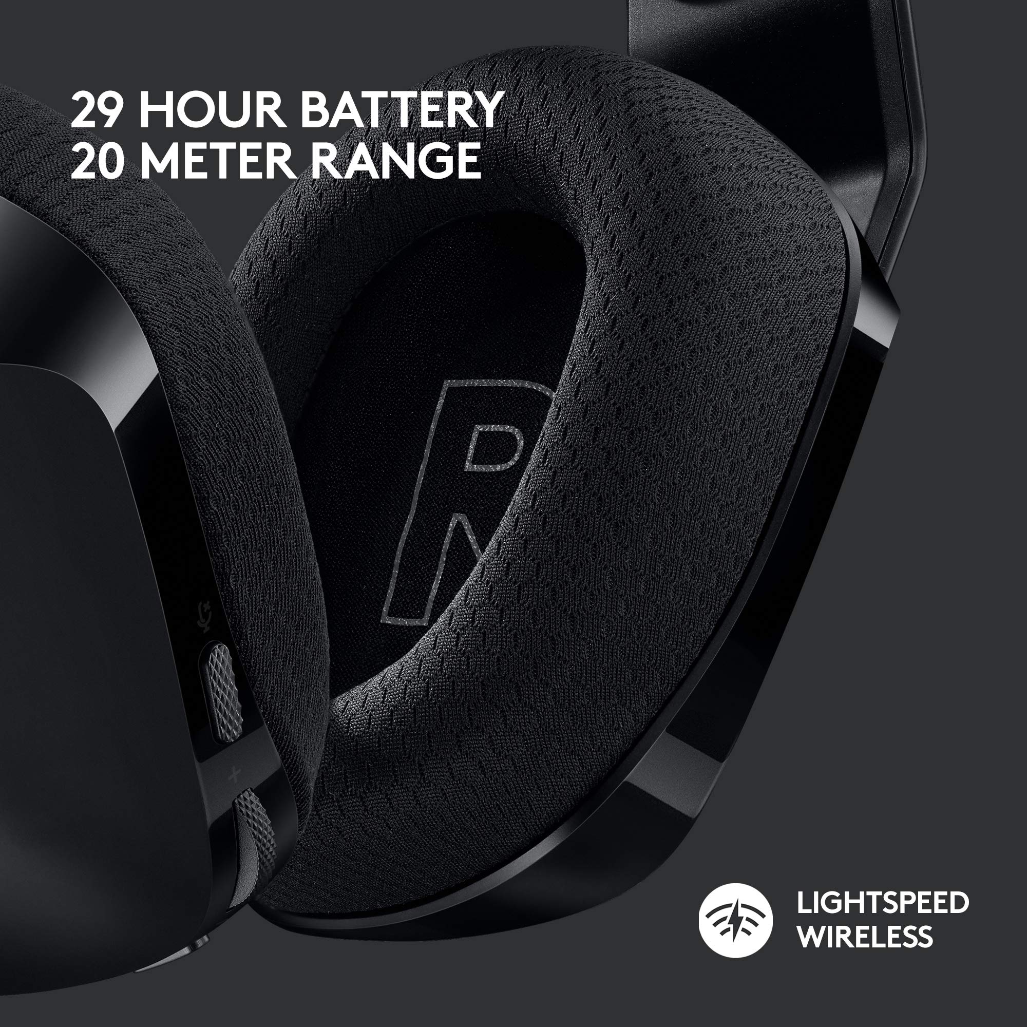 Logitech G733 Lightspeed Wireless Gaming Headset, Suspension Headband, Lightsync RGB, Blue VO!CE Mic, PRO-G Audio – Black, Gaming Headset Wireless, PC, PS5, PS4, Switch Compatible - Flex Gamingproduct_type